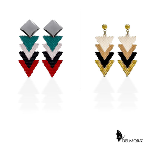 4-Triangle Earrings