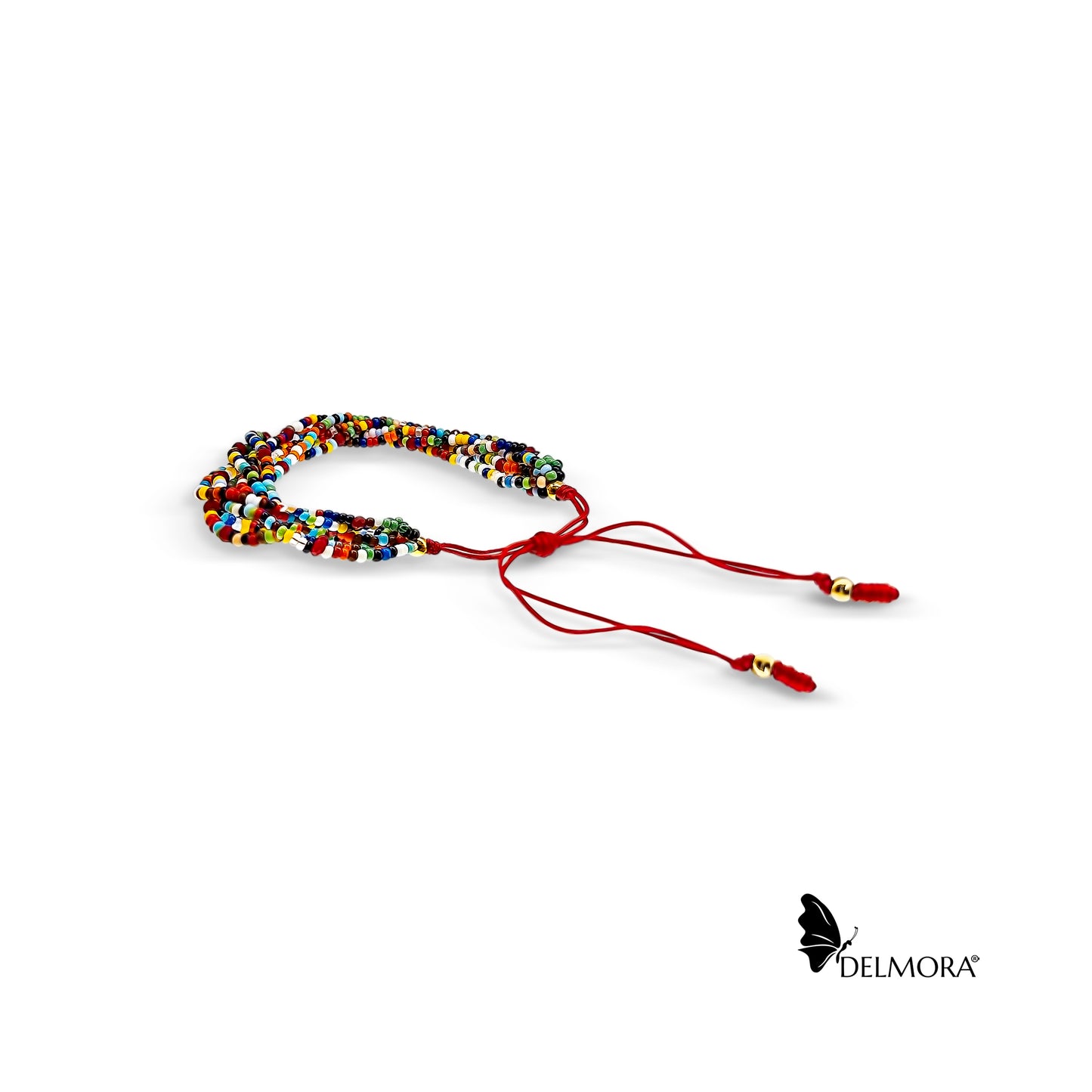 Chaquiras Bracelet (Red Thread)