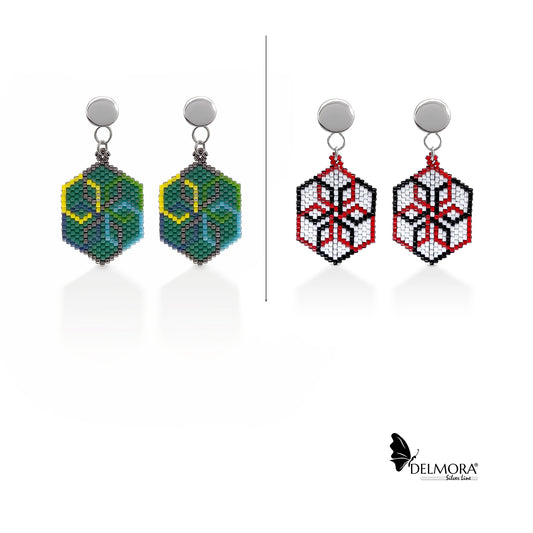 Hexagon Earrings