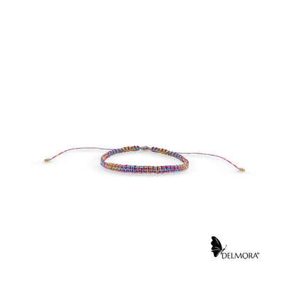 Handmade Metallic Multicoloured Bracelet